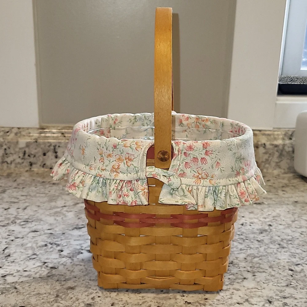 Longaberger Vintage Blossoms Basket Accessories